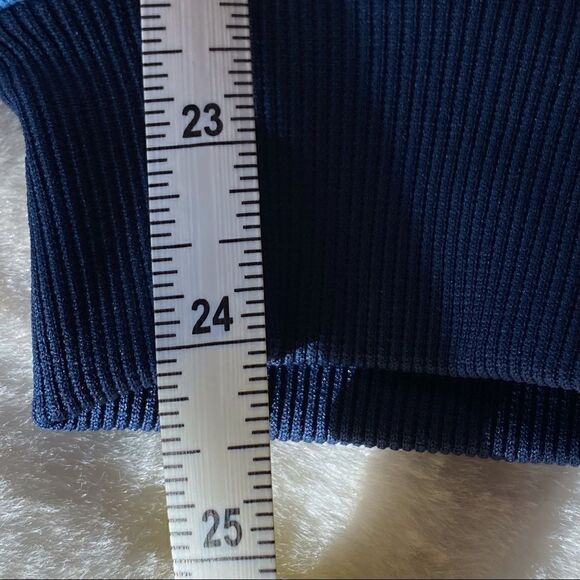 Starter Front Zip Closure Midnight Navy Jacket Size Small - Picture 12 of 12